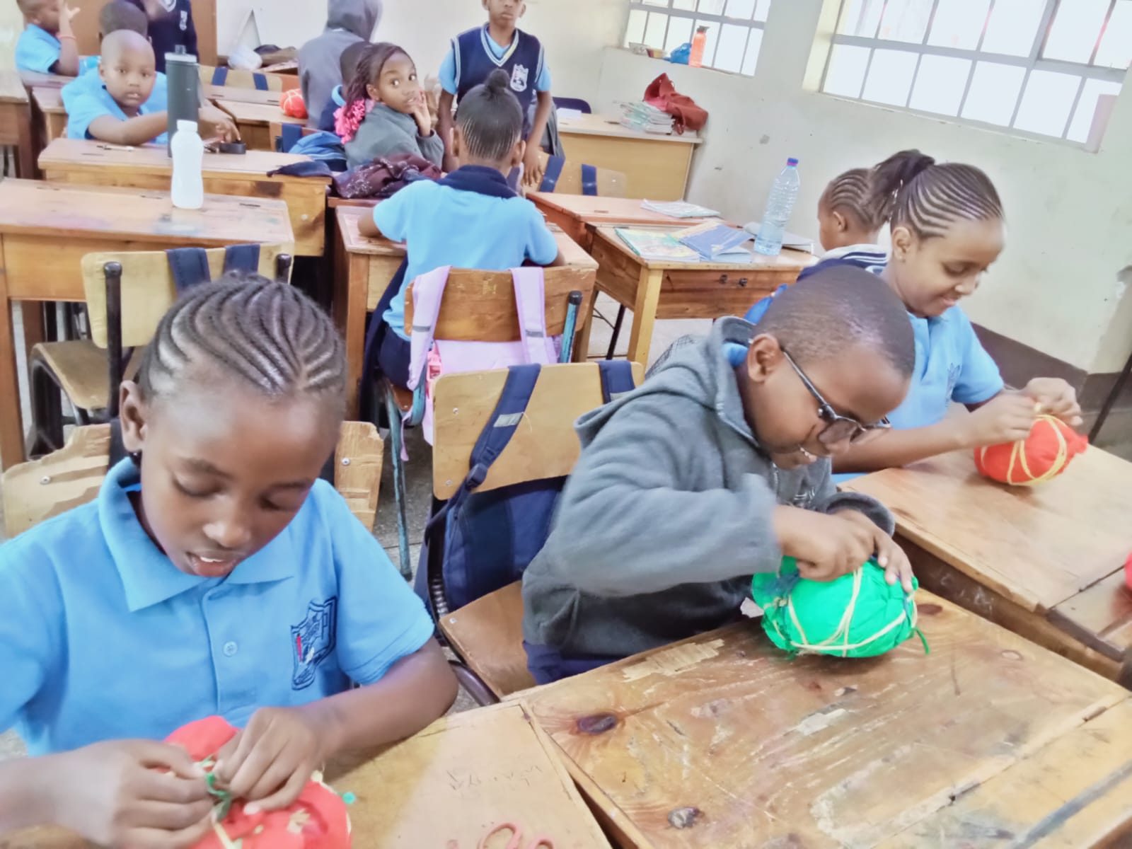 Hands-on classroom learning at Machakos Academy