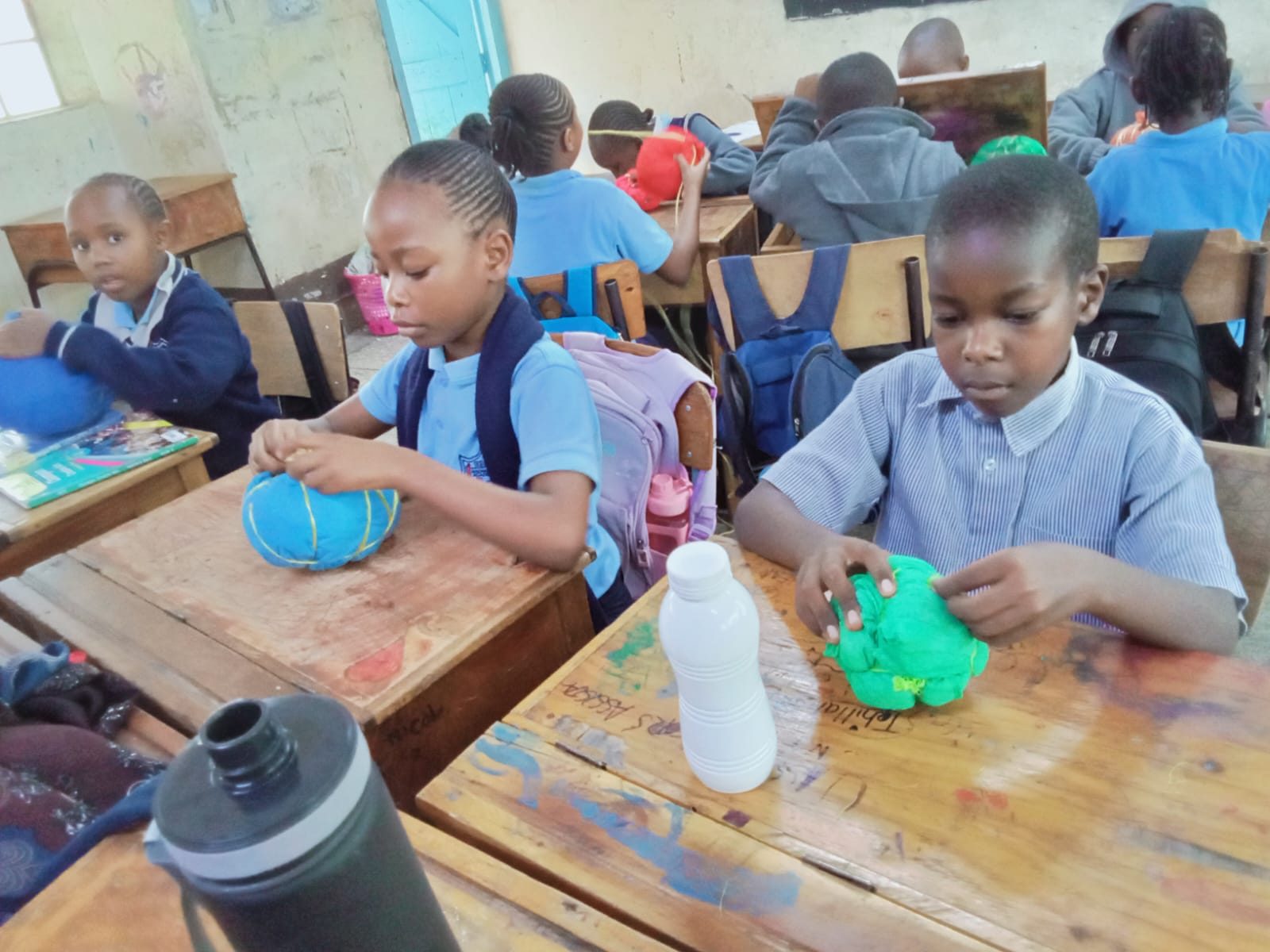 Hands-on classroom learning at Machakos Academy
