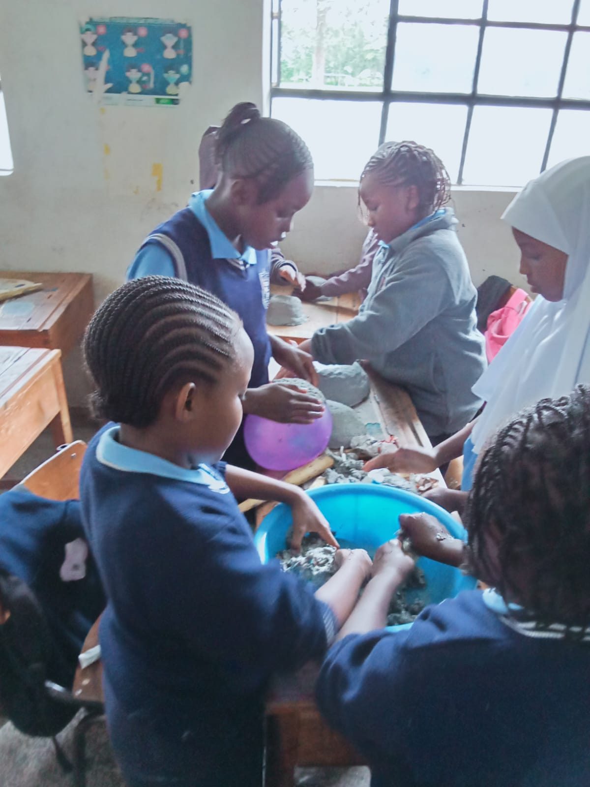 Hands-on classroom learning at Machakos Academy